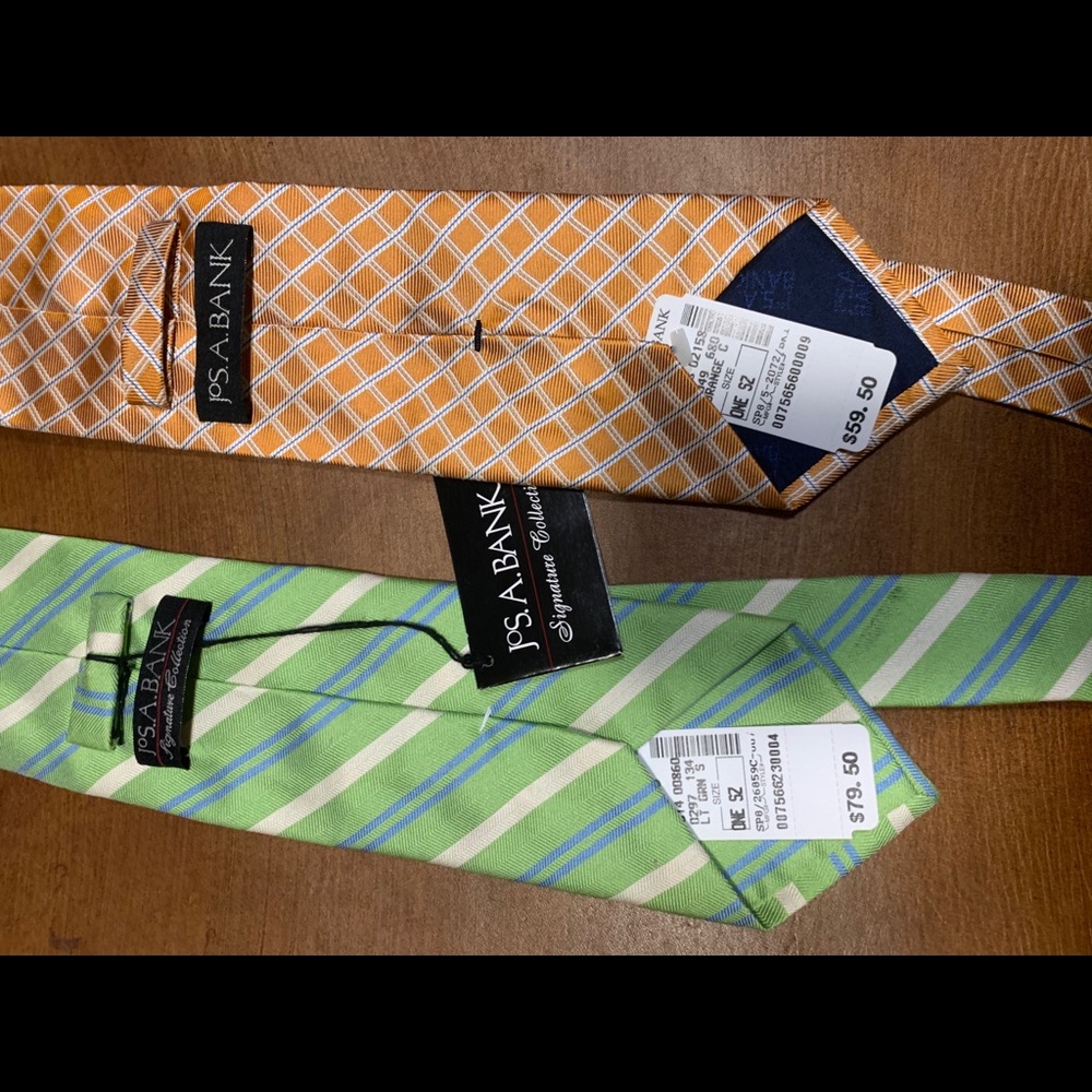 NWT Jos A. Banks Tie (x2)